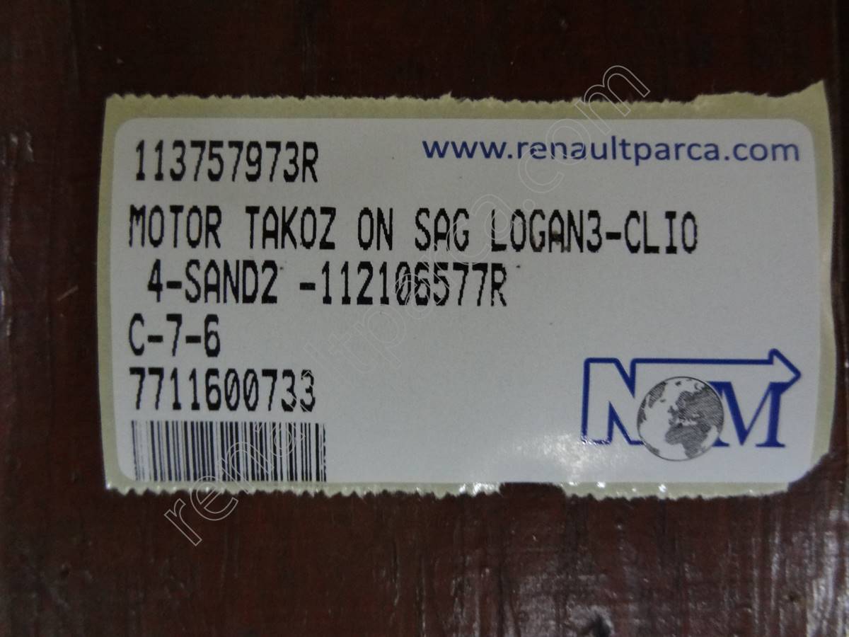 113757973R-MOTOR TAKOZU » Motor Takozu | Renault Yedek Parça » NOM OTO