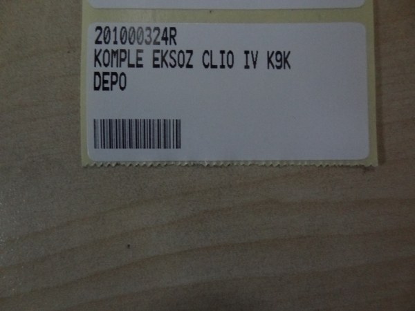 201000324R-KOMPLE EKSOZ CLIO 4