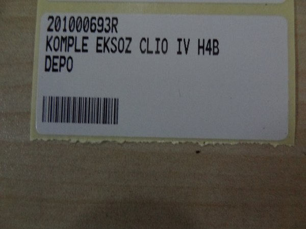 201000693R-KOMPLE EKSOZ CLIO 3