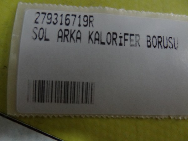 279316719R-SOL ARKA KALORİFER BORUSU CLIO 4 CAPTUR
