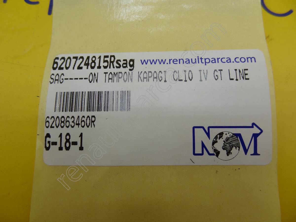 Clio 4 Gt Line Sağ Ön Tampon Kapağı 620724815R - NOM OTO