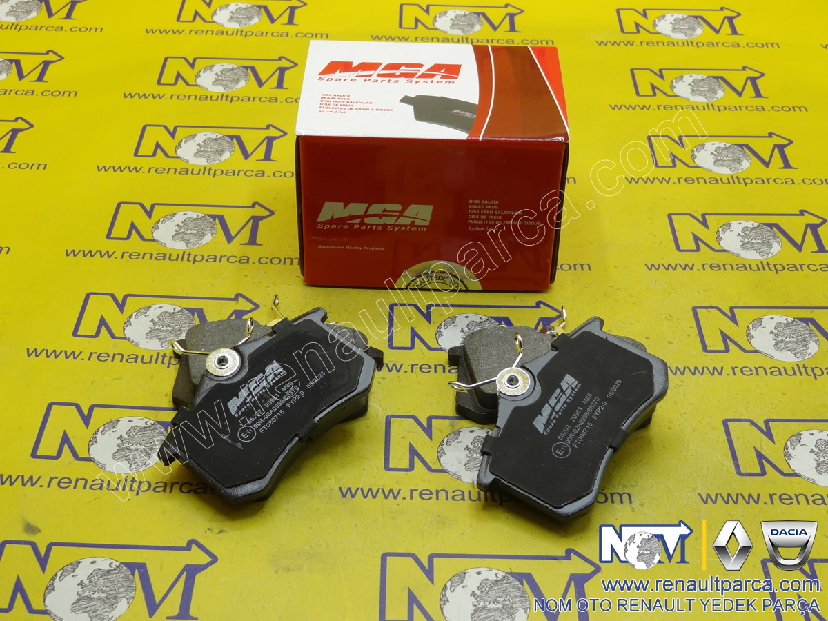 Arka Fren Balatası Takımı Megane Scenic 2 Modus Clio 3 Vw Golf 4 440605839R