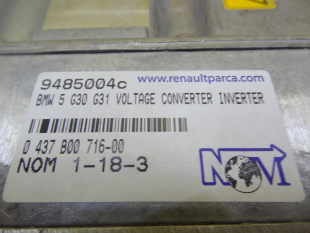 Bmw 5 G30 G31 Voltage Converter İnverter 9485004