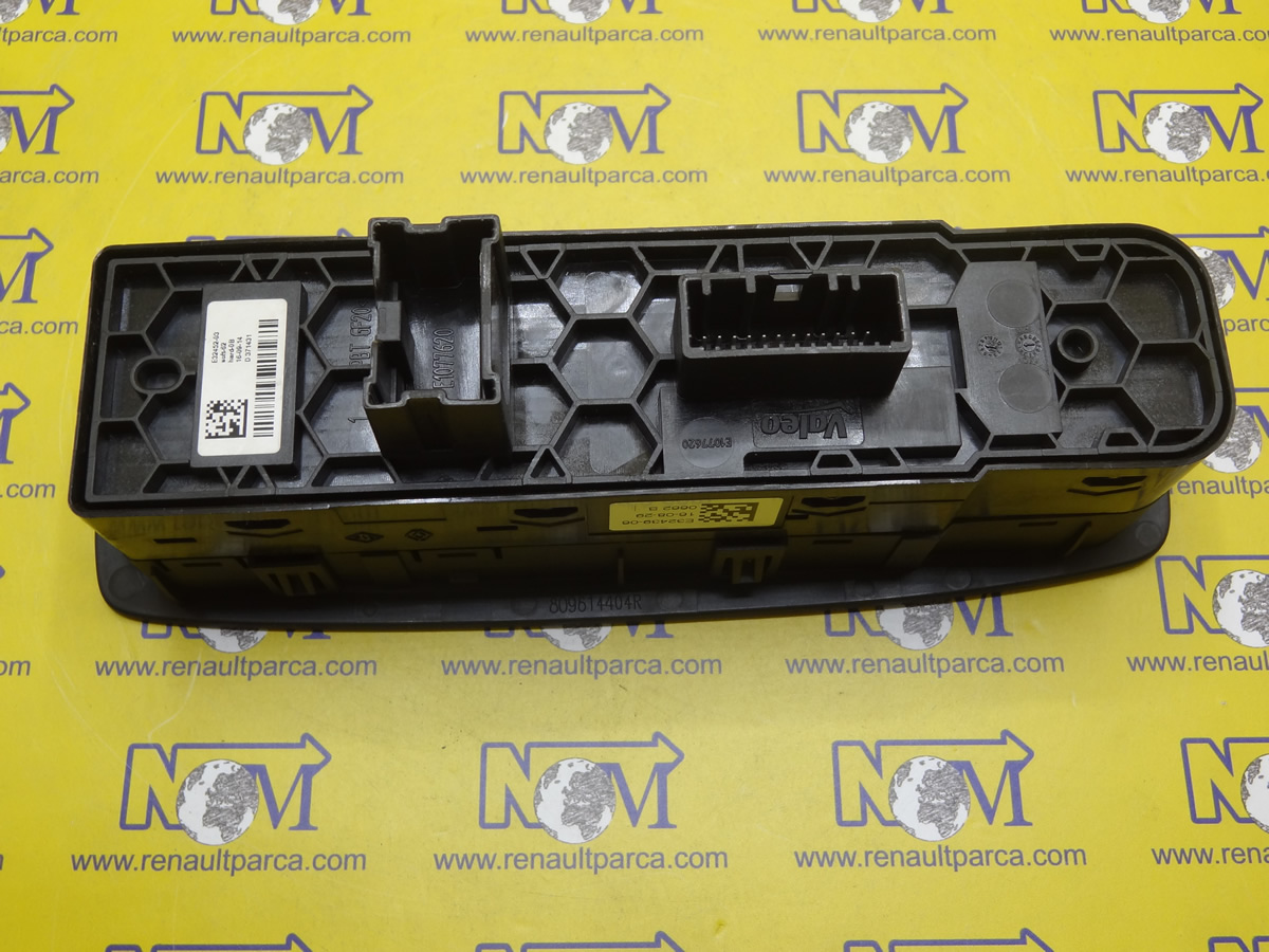 Cam Açma ve Ön Sol Ayna Kontrol Düğme Takımı Megane 4 Talisman 254012952R