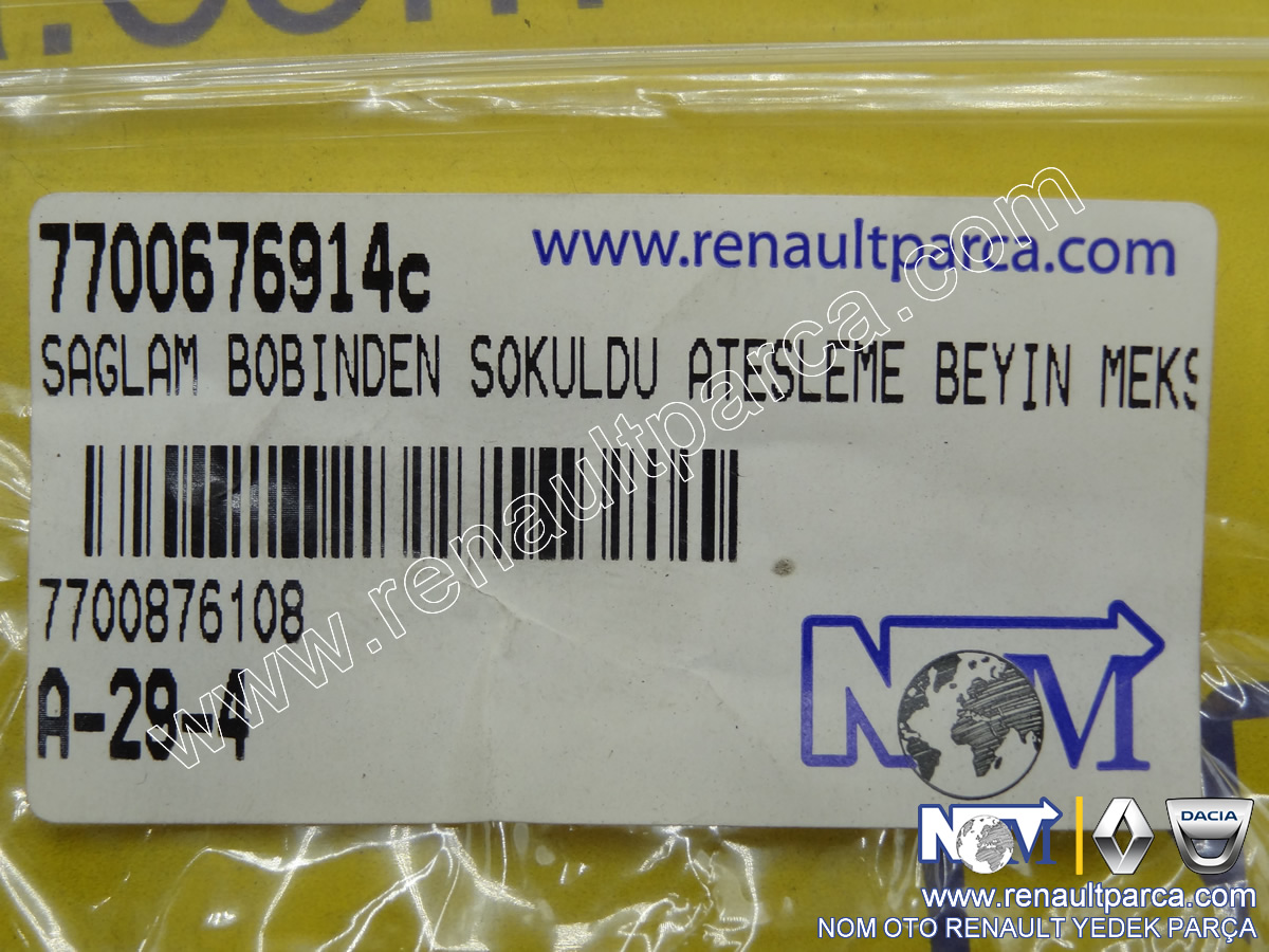 Clio 2 Clio Symbol - Thalia Espace 3 Ateşleme Beyni Meksefesi Çıkma 7700676914