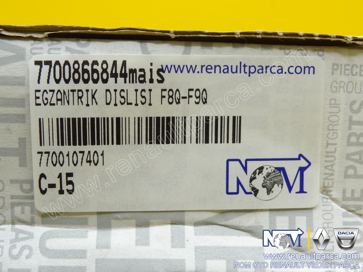 Clio 2 Clio Symbol - Thalia Espace 3 Eksantrik Dişlisi F8Q-F9Q 7700866844
