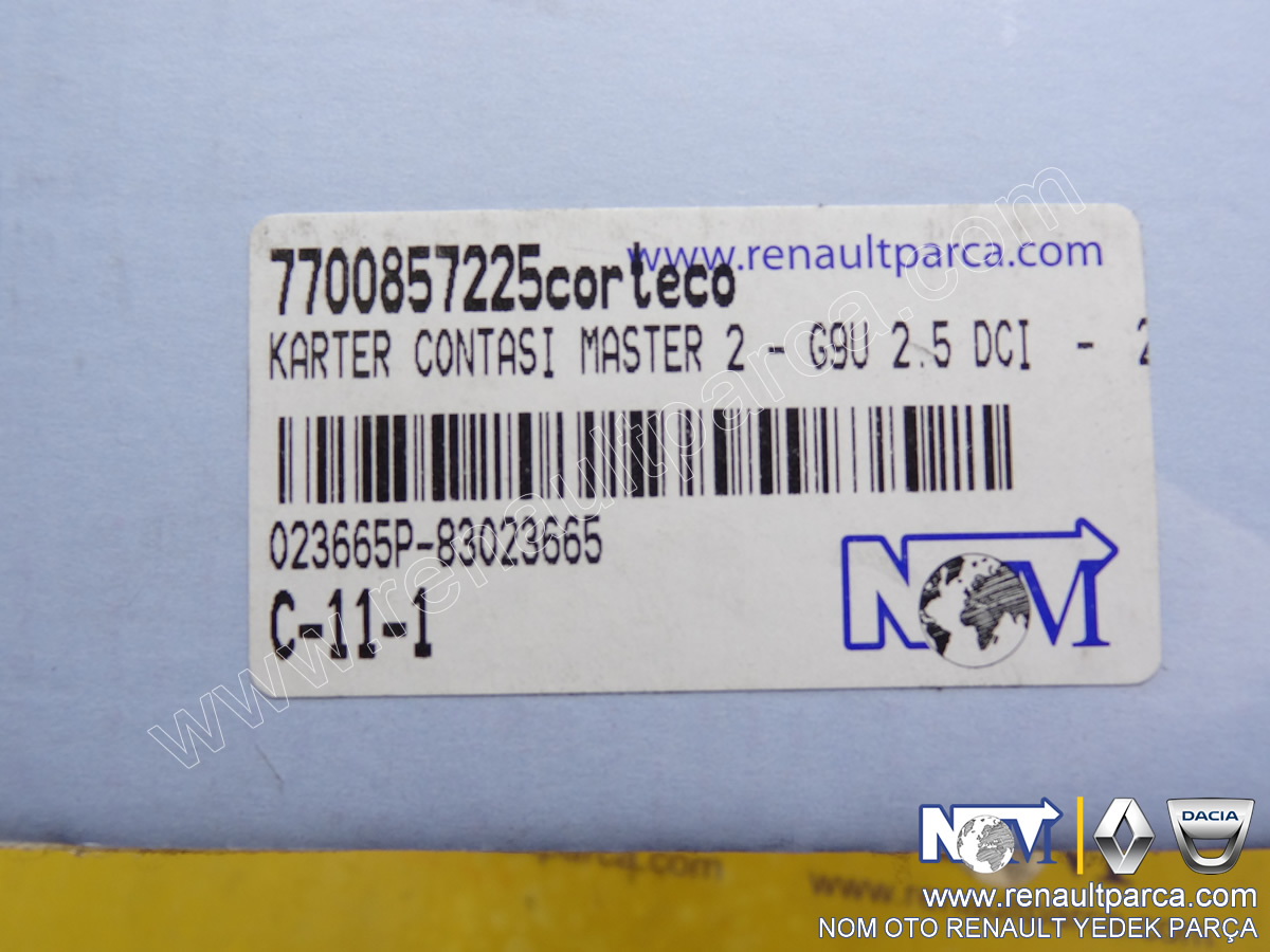 Karter Contası Master 2 - G9U 2.5 Dci - 2.2 Dci G9t 7700857225