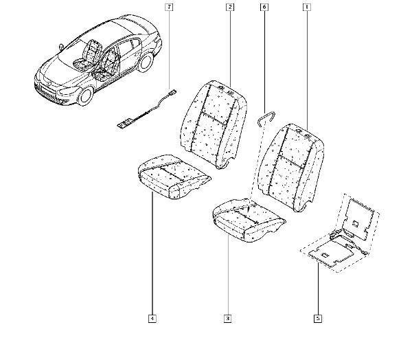 Koltuk Renault Yedek Parça » NOM OTO