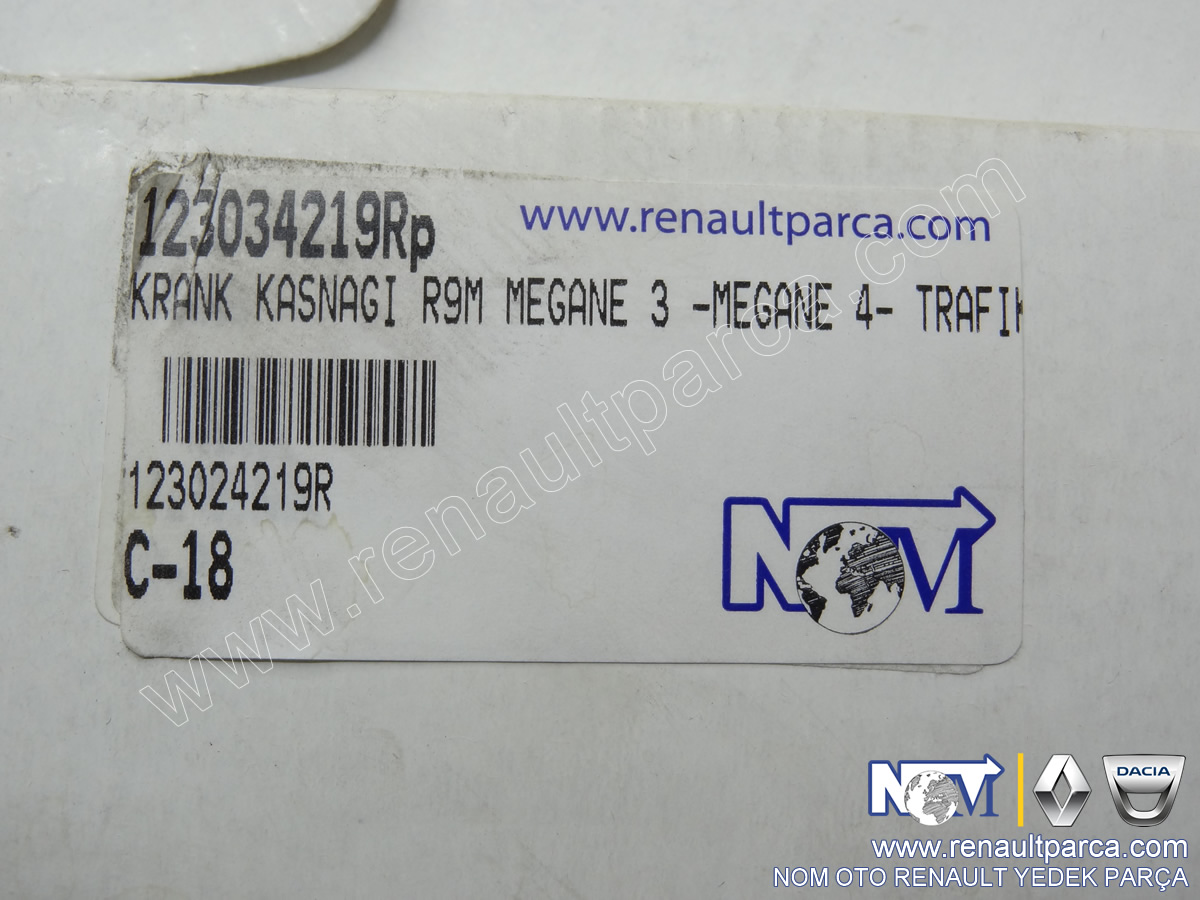 Krank Kasnağı R9m Megane 3 Megane 4- Trafik 3 - 1.6 Dci 123034219R