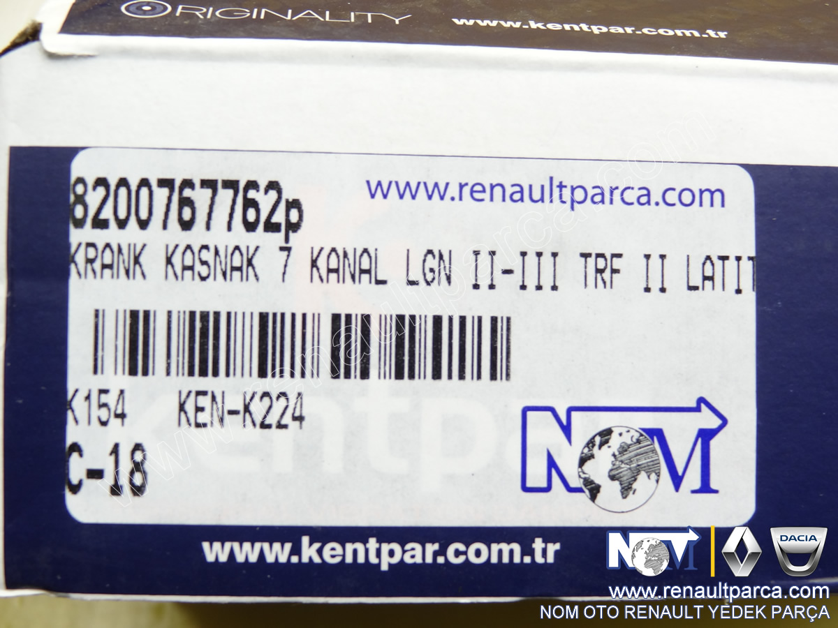 Krank Kasnak 7 Kanal Laguna 2 3 Trafic 2 Latitude Megane 3 Qashqai 8200767762