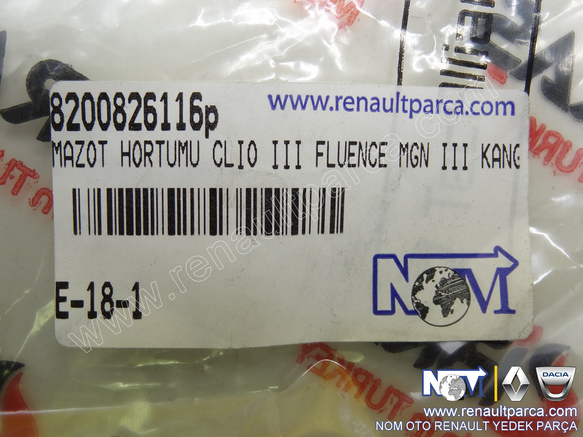 Mazot Hortumu Clio 3 Fluence Megane 3 Kango Laguna 3 Juke Qashqai 8200826116