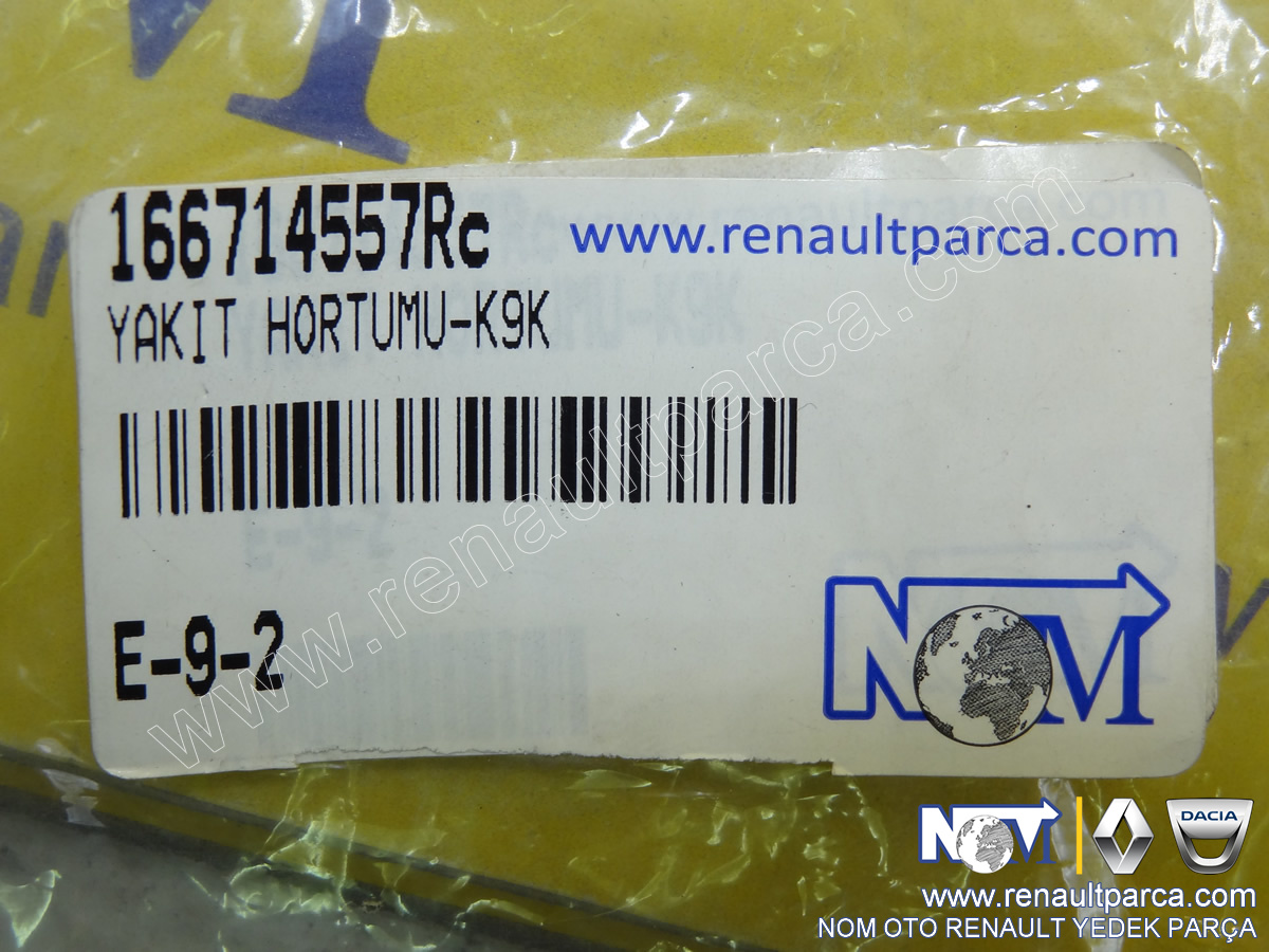 Megane 4-IV 1.5 Dci Enjektör Geri Dönüş Hortumu K9K 166714557R