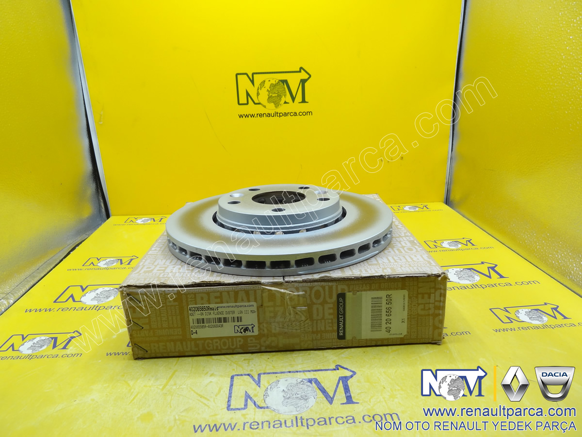 Ön Disk Fluence Duster Laguna 3 Megane 3 4 - Adet 402065650R