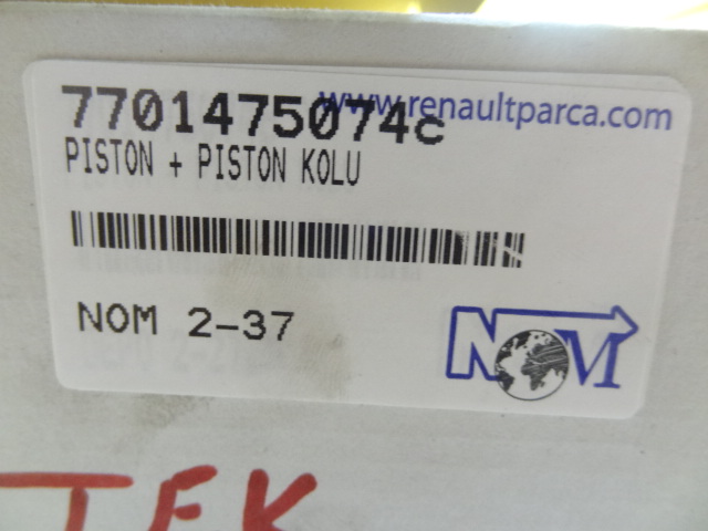 Piston ve Piston Kolu Çıkma Kangoo Megane 2 Fluence 1.5 Dci 7701475074