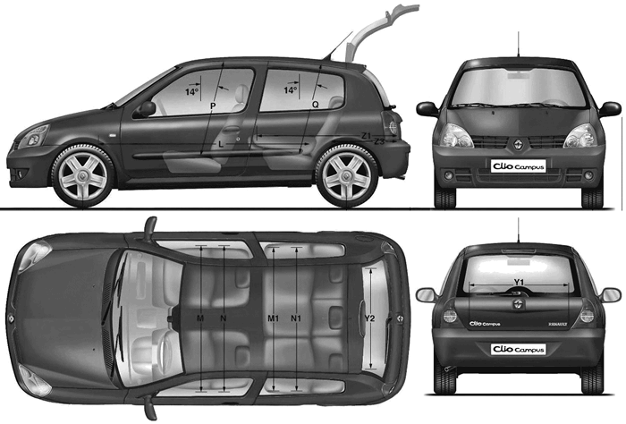 Clio Ii Renault Yedek Parca Nom Oto