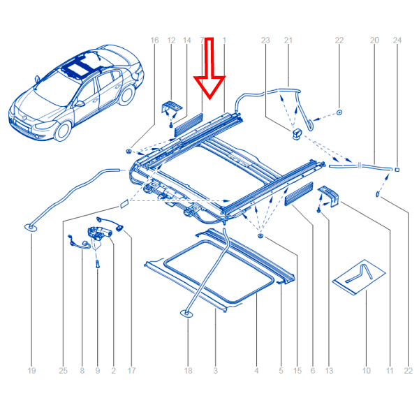 Sunroof Mekanizma