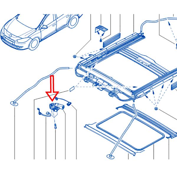 Sunroof Motoru